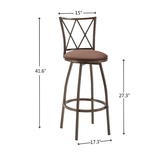 3-Piece Bar Steels Kitchen Dining Room Table Set